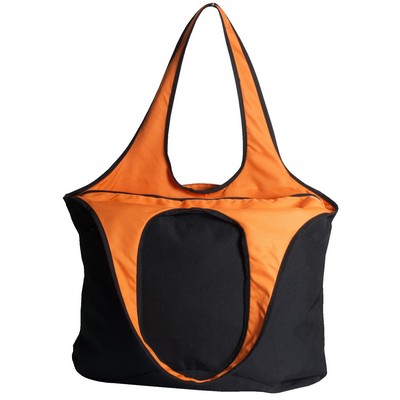 Village Zipper Tote Bag